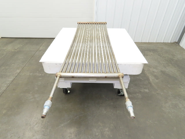 Custom Stainless Heat Exchanger Radiator 72 x 24" Area 1" Pipe 316L Tubing