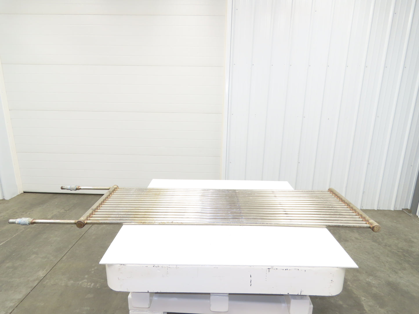 Custom Stainless Heat Exchanger Radiator 72 x 24" Area 1" Pipe 316L Tubing