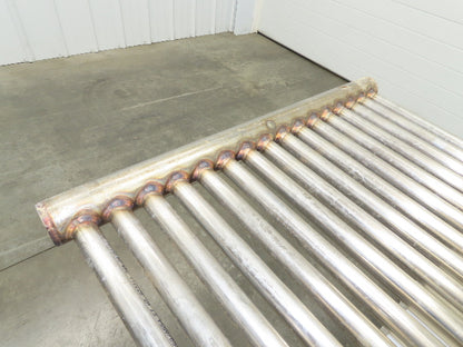 Custom Stainless Heat Exchanger Radiator 72 x 24" Area 1" Pipe 316L Tubing