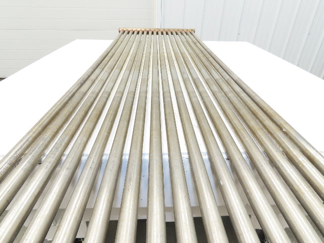 Custom Stainless Heat Exchanger Radiator 72 x 24" Area 1" Pipe 316L Tubing