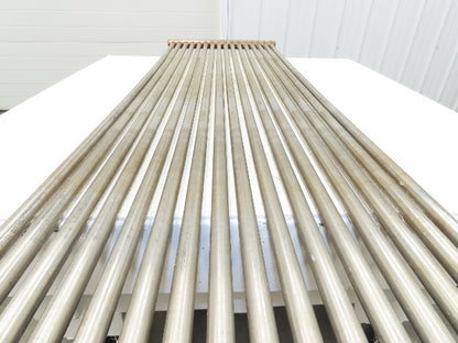 Custom Stainless Heat Exchanger Radiator 72 x 24" Area 1" Pipe 316L Tubing