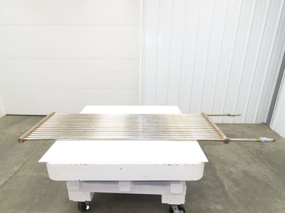 Custom Stainless Heat Exchanger Radiator 72 x 24" Area 1" Pipe 316L Tubing