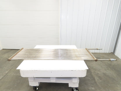 Custom Stainless Heat Exchanger Radiator 72 x 24" Area 1" Pipe 316L Tubing