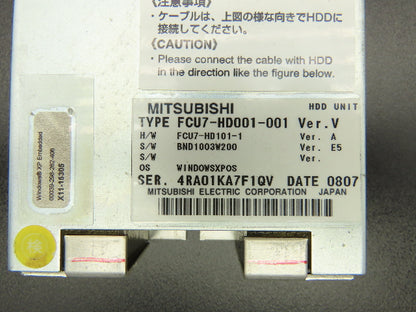 Mitsubishi Electronics FCU7-HD001-001 Hard Disk Drive Unit Version V
