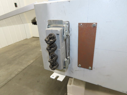 Hoffman A60SA3810 Electrical Enclosure 60x38x10" 60A Disconnect Backpanel