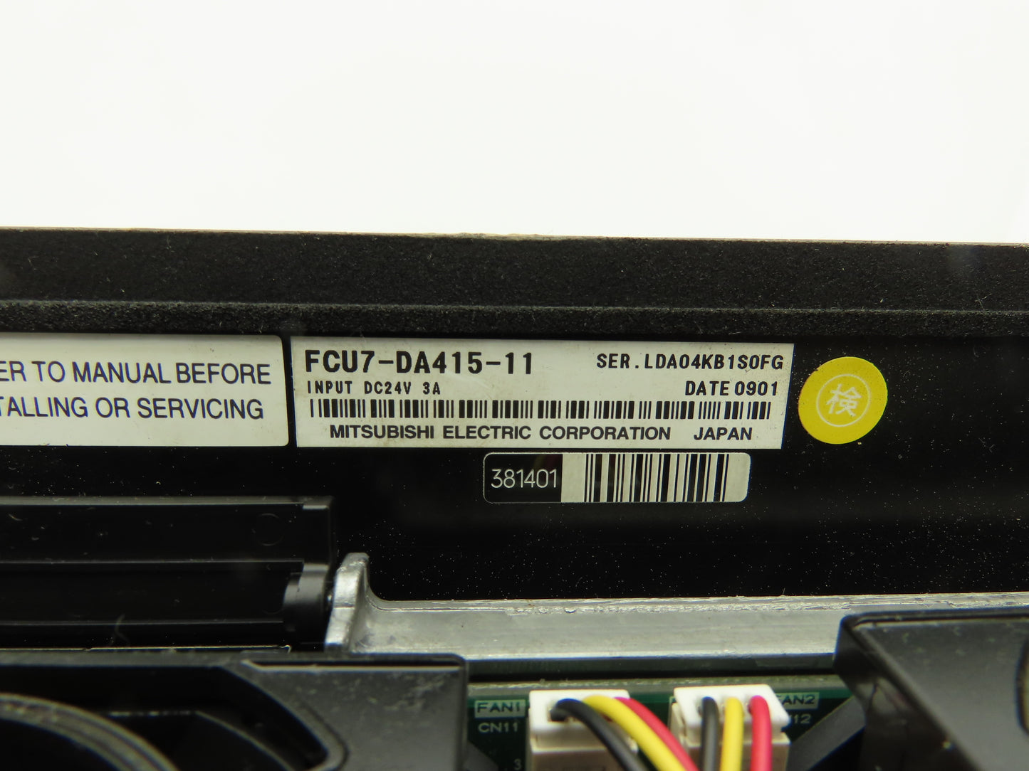 Mitsubishi Electric FCU7-DA415-11 Display Unit CNC Operator Panel LCD 24VDC