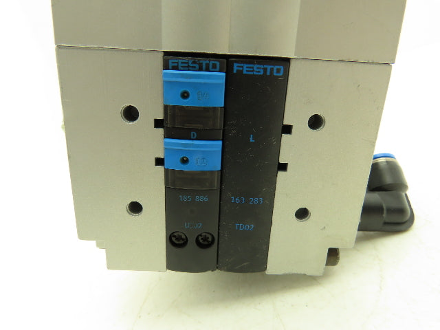 Festo Pneumatic 2 Valve Assembly 163 283 & 185 886 Air Manifold
