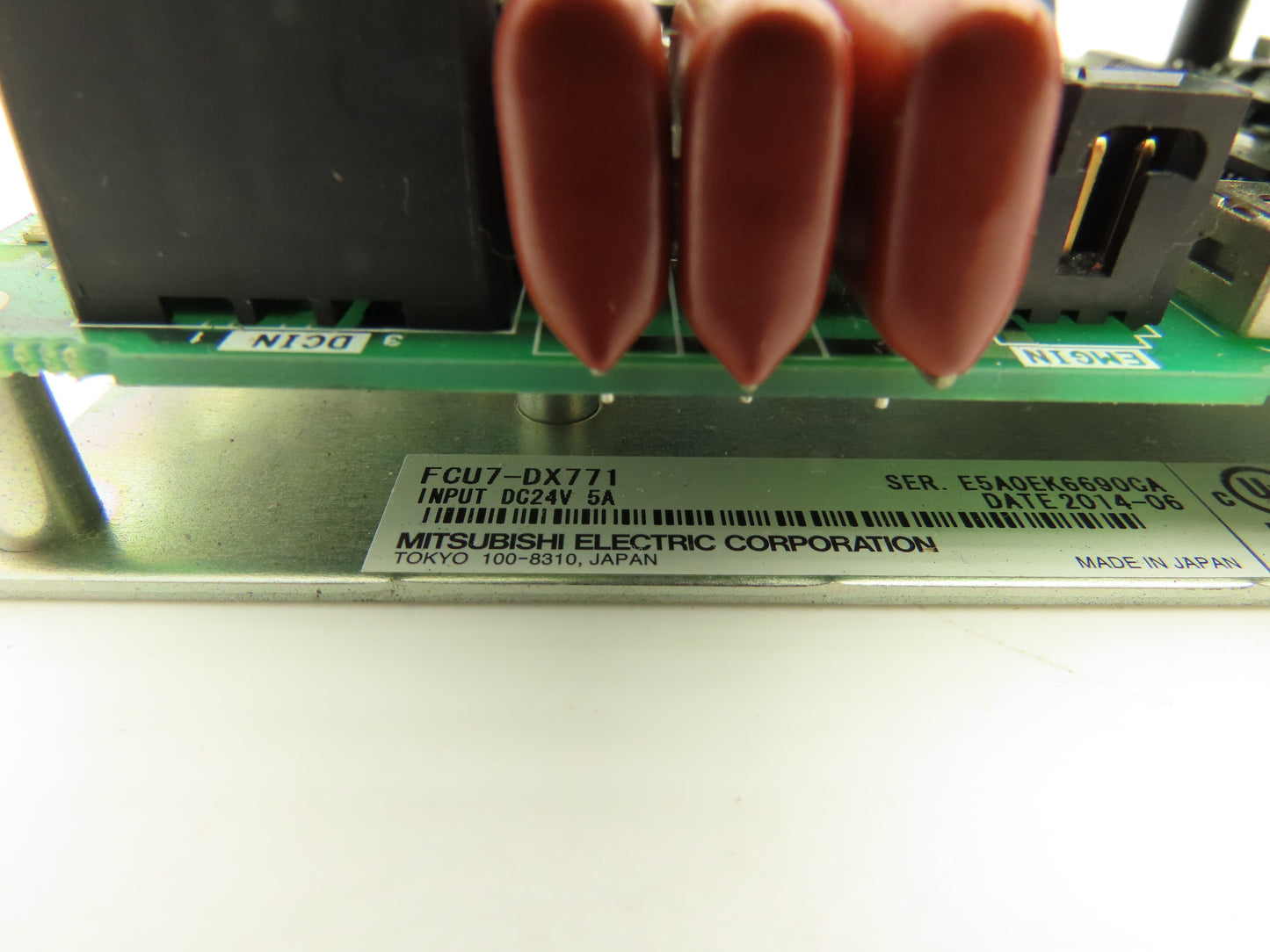 Mitsubishi FCU7-DX771 Control Card for Operator Interface Unit 24VDC 5A