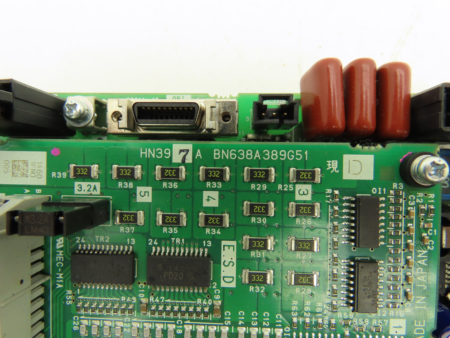 Mitsubishi FCU7-DX771 Control Card for Operator Interface Unit 24VDC 5A