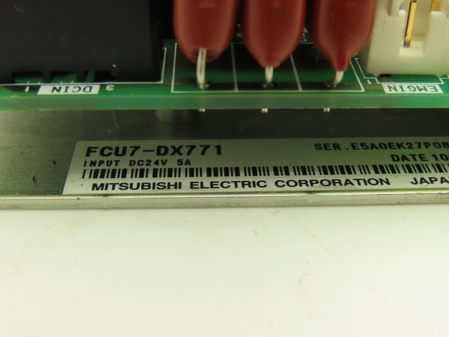Mitsubishi FCU7-DX771 Control Card for Operator Interface Unit 24VDC 5A