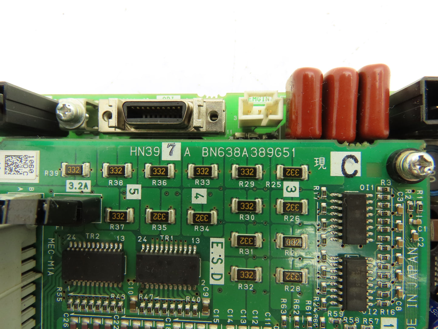 Mitsubishi FCU7-DX771 Control Card for Operator Interface Unit 24VDC 5A