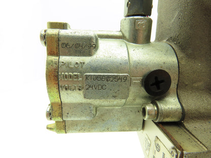 Parker A6C1VXXAG04900A Pneumatic Directional Solenoid Valve 4/2-Pos 24V