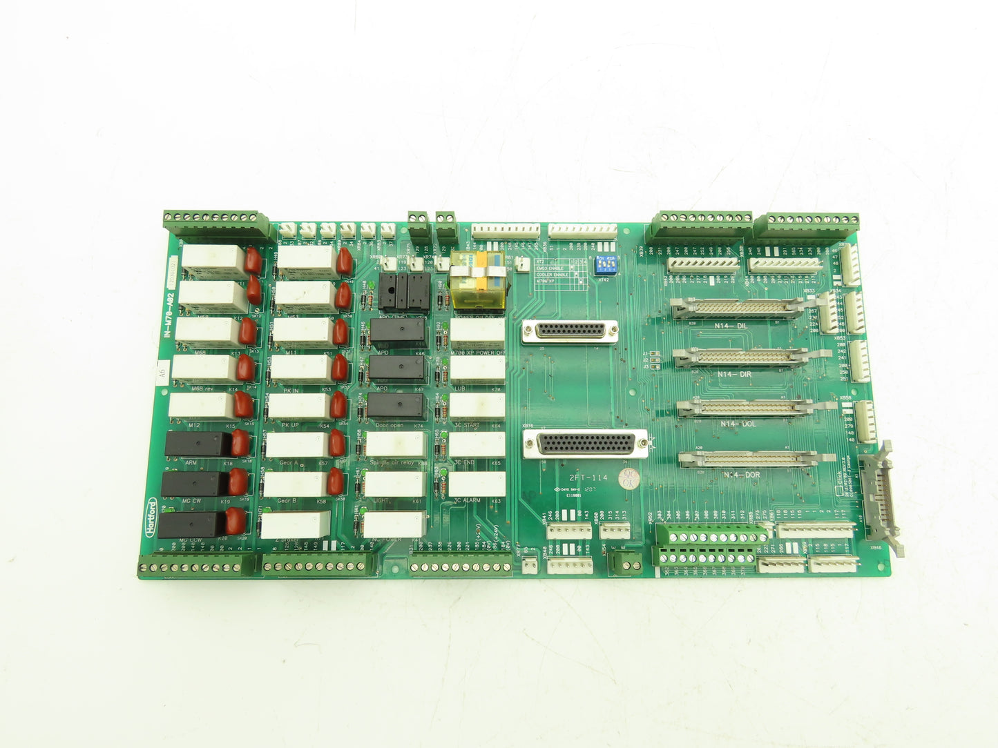 Hartford IN-M70-A02 Relay Printed Circuit Board