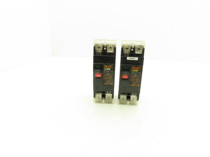 Fuji Electric SA32BM Auto Break 2-Pole Circuit Breaker 2A 220VAC Lot of 2