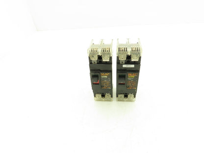 Fuji Electric SA32BM Auto Break 2-Pole Circuit Breaker 2A 220VAC Lot of 2