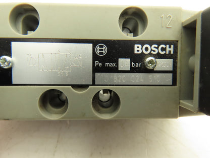 Bosch 0 820 024 510 Pneumatic Directional Solenoid Valve 24V Missing 1 Solenoid