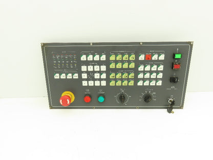 Mitsubishi MHTS-02A Machine Pushbutton Console Axis Spindle Control Panel
