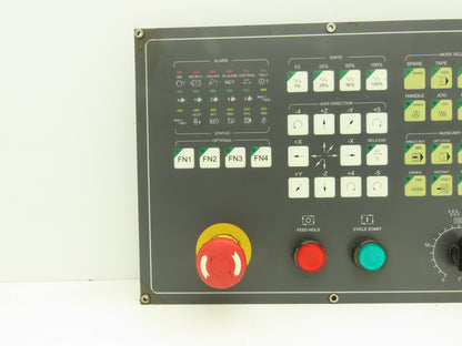 Mitsubishi MHTS-02A Machine Pushbutton Console Axis Spindle Control Panel
