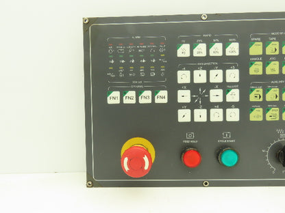 Mitsubishi MHTS-02A Machine Pushbutton Console Axis Spindle Control Panel