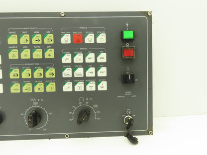 Mitsubishi MHTS-02A Machine Pushbutton Console Axis Spindle Control Panel