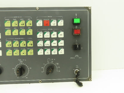 Mitsubishi MHTS-02A Machine Pushbutton Console Axis Spindle Control Panel