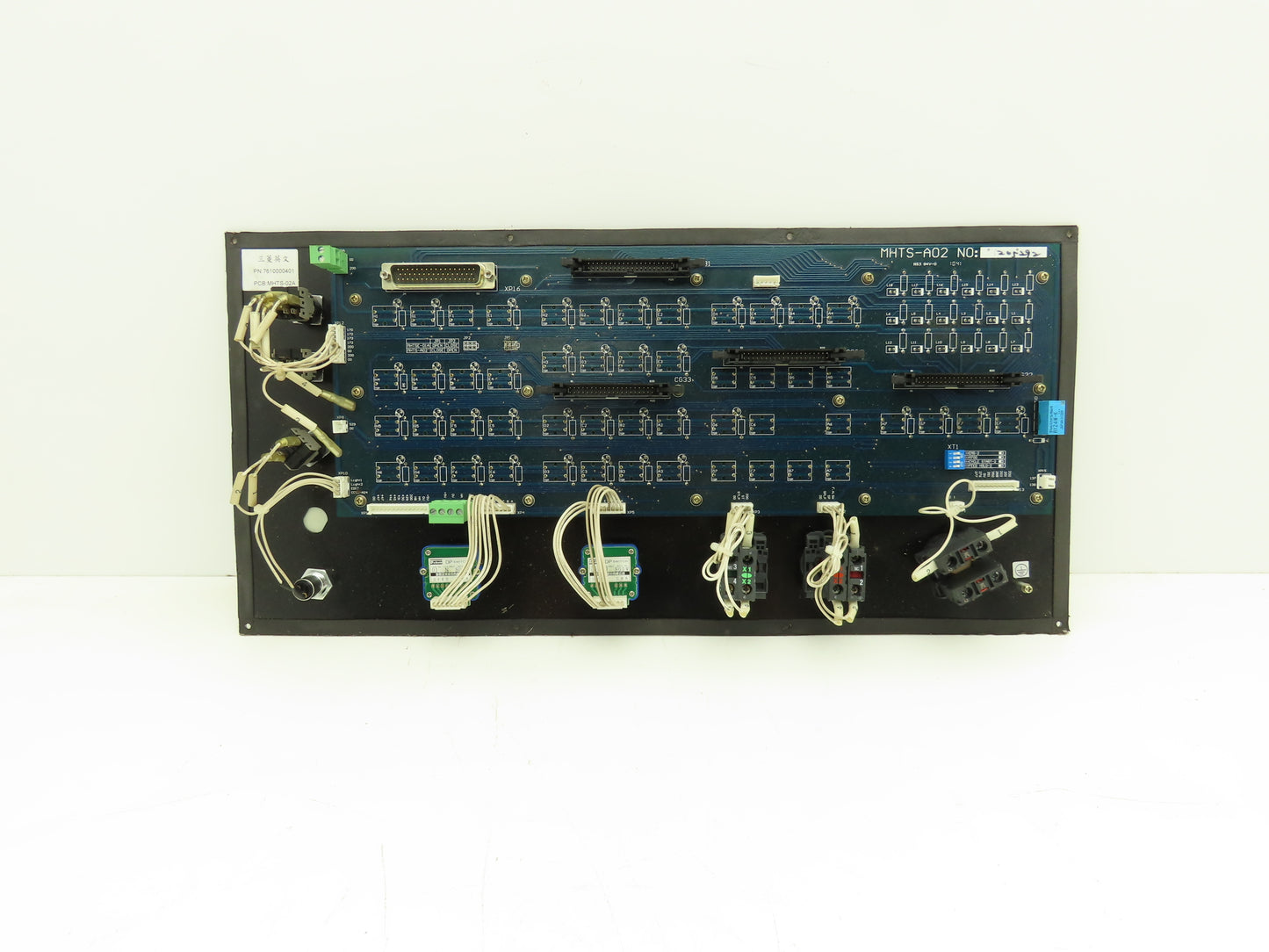 Mitsubishi MHTS-02A Machine Pushbutton Console Axis Spindle Control Panel