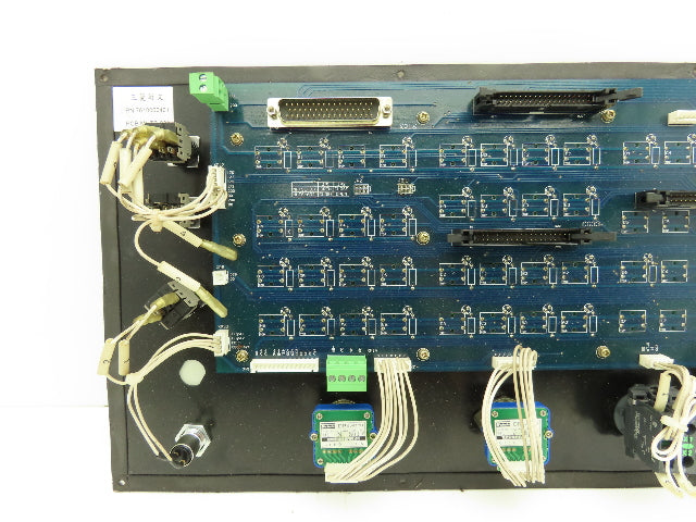 Mitsubishi MHTS-02A Machine Pushbutton Console Axis Spindle Control Panel