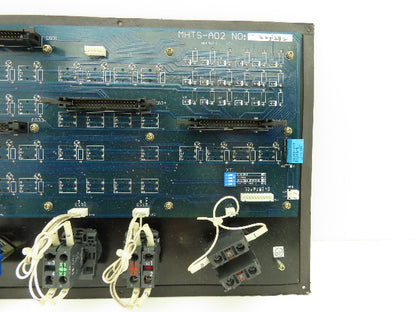 Mitsubishi MHTS-02A Machine Pushbutton Console Axis Spindle Control Panel