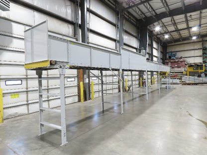 Hytrol BPC 43"x 55' Slider Bed Conveyor 41" Belt 7.5Hp 3PH Center Drive 170fpm