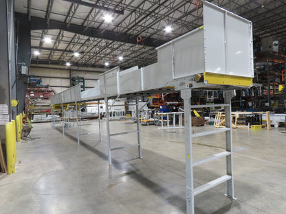 Hytrol BPC 43"x 55' Slider Bed Conveyor 41" Belt 7.5Hp 3PH Center Drive 170fpm