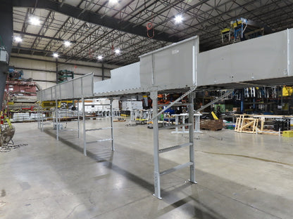 Hytrol BPC 43"x 55' Slider Bed Conveyor 41" Belt 7.5Hp 3PH Center Drive 170fpm