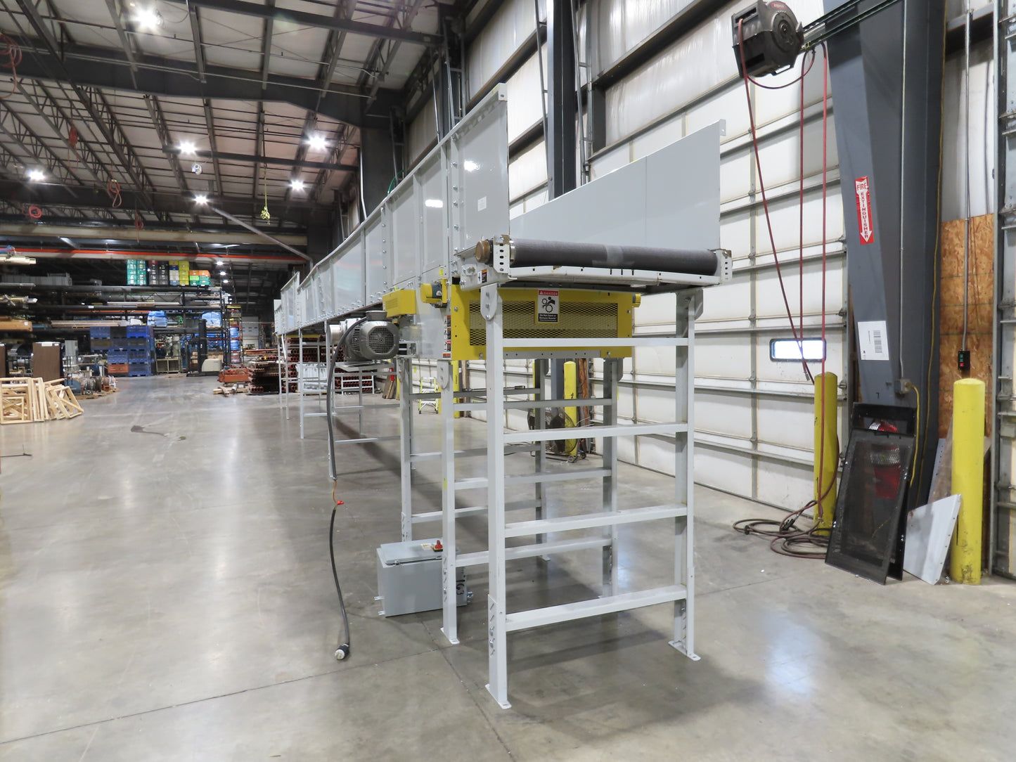 Hytrol BPC 43"x 55' Slider Bed Conveyor 41" Belt 7.5Hp 3PH Center Drive 170fpm