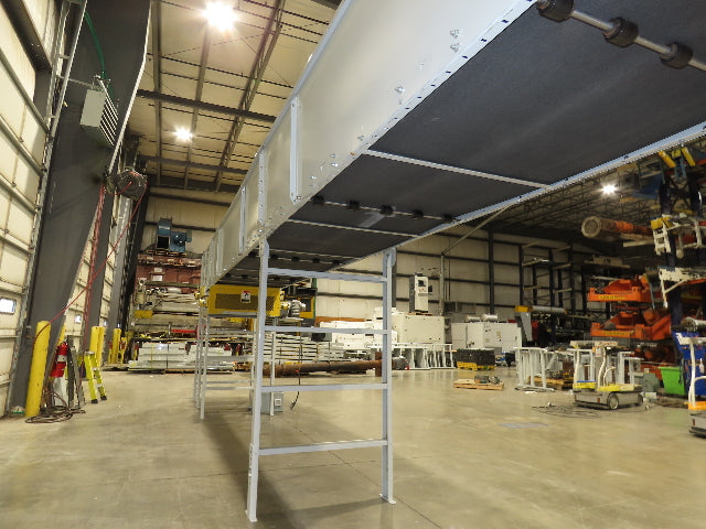 Hytrol BPC 43"x 55' Slider Bed Conveyor 41" Belt 7.5Hp 3PH Center Drive 170fpm