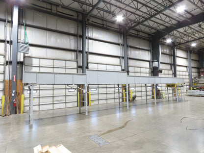 Hytrol BPC 43"x 55' Slider Bed Conveyor 41" Belt 7.5Hp 3PH Center Drive 170fpm