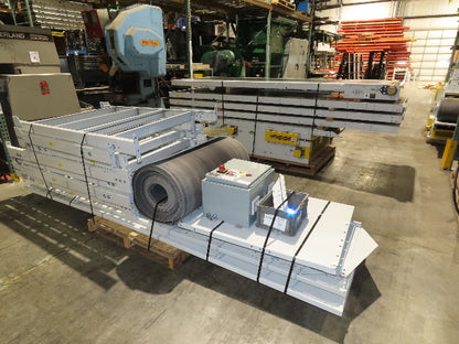 Hytrol BPC 43"x 55' Slider Bed Conveyor 41" Belt 7.5Hp 3PH Center Drive 170fpm