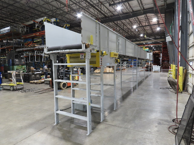 Hytrol BPC 43"x 55' Slider Bed Conveyor 41" Belt 7.5Hp 3PH Center Drive 170fpm