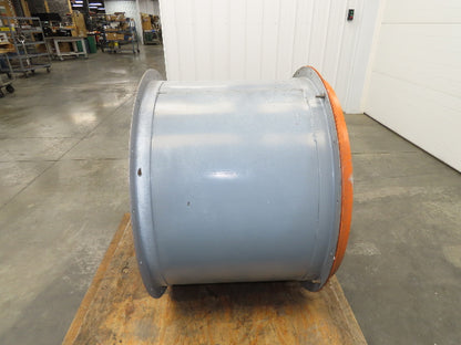 JBI 8049-EK Tubeaxial Fan 34" Belt Drive 5 Hp Motor 230/460V Intake 6 Blade