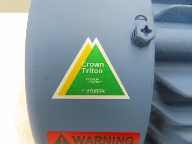 Hyundai HHI5-18-184TC AC Motor 5Hp 1760rpm 230/460V 184TC TEFC