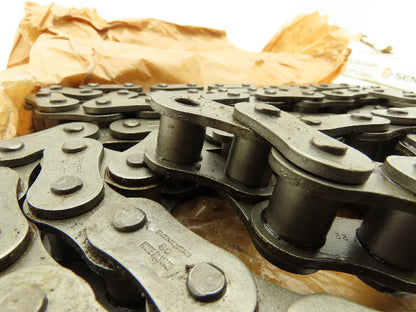 Senqcia #80 Transmission Roller Chain 1" Pitch 10'L Single Strand Riveted