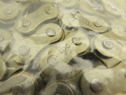 IDC 80-1R Riveted Roller Chain 1" Pitch 10'L Single Strand w/Master Link