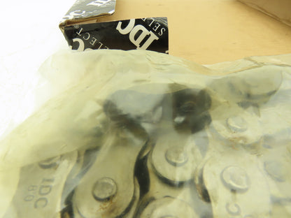 IDC 80-1R Riveted Roller Chain 1" Pitch 10'L Single Strand w/Master Link