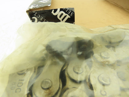IDC 80-1R Riveted Roller Chain 1" Pitch 10'L Single Strand w/Master Link