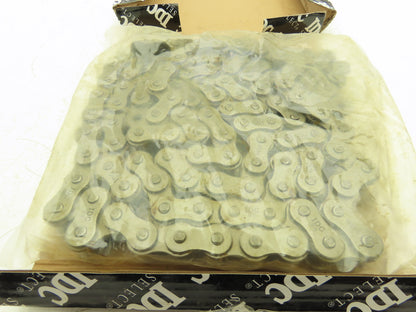IDC 80-1R Riveted Roller Chain 1" Pitch 10'L Single Strand w/Master Link
