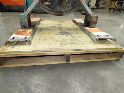 27" Industrial Blower Fan 2Hp 3Ph 230/460V Mobile Fork Pockets 7 Blade