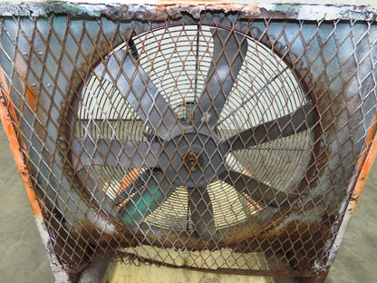 27" Industrial Blower Fan 2Hp 3Ph 230/460V Mobile Fork Pockets 7 Blade