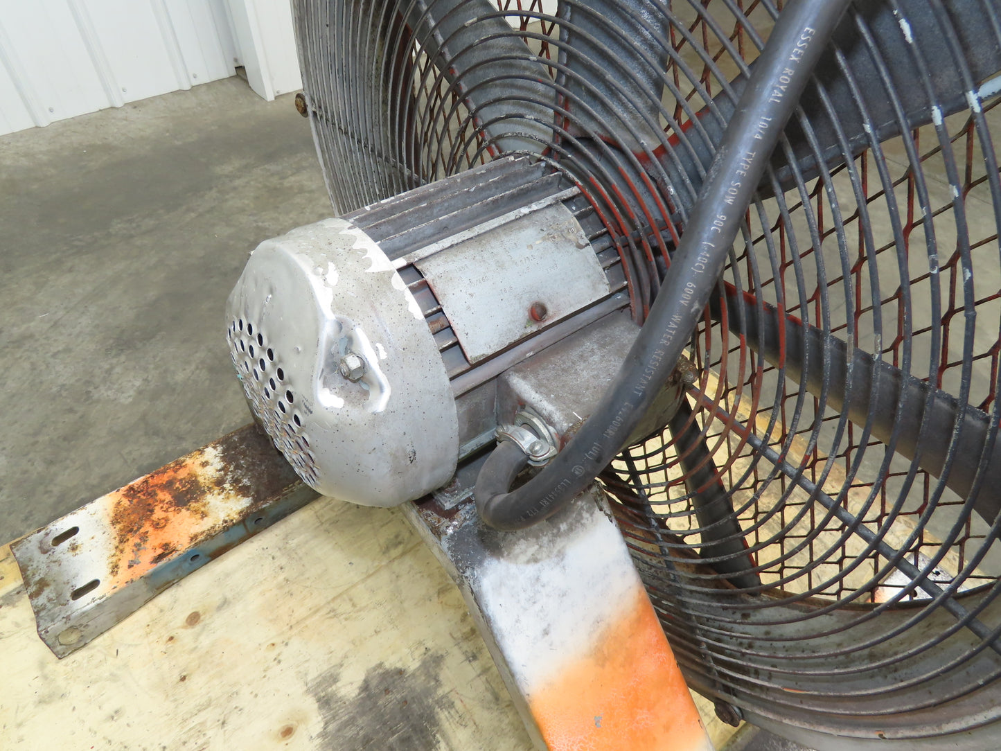 27" Industrial Blower Fan 2Hp 3Ph 230/460V Mobile Fork Pockets 7 Blade