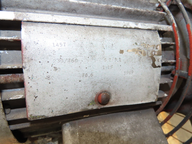 27" Industrial Blower Fan 2Hp 3Ph 230/460V Mobile Fork Pockets 7 Blade