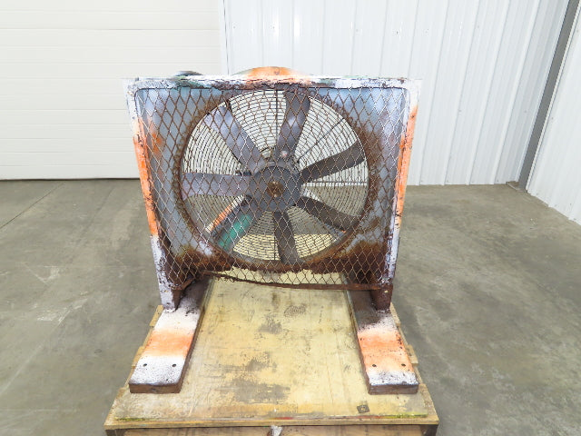 27" Industrial Blower Fan 2Hp 3Ph 230/460V Mobile Fork Pockets 7 Blade