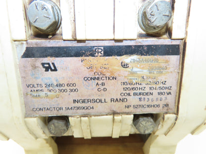 Westinghouse 2045A40G05 AC Motor Starter Contactor 600V 3Ph 120V Coil