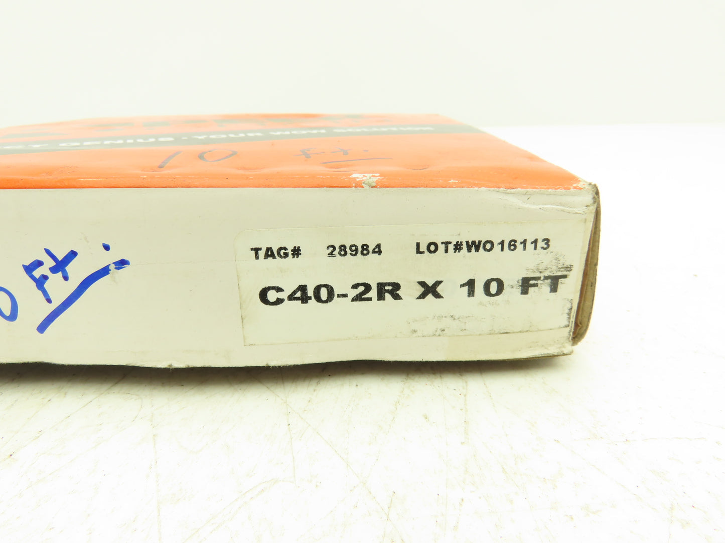 Peer C40-2R  2-Strand Double Roller Chain 1/2" Pitch 10'L Riveted w/Master Link